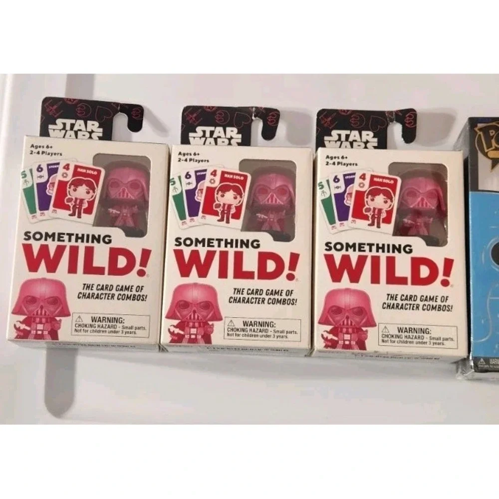 Lot Of 5 Funko Star Wars Something Wild Card game Max Rebo Pin Fennec Shand Boba